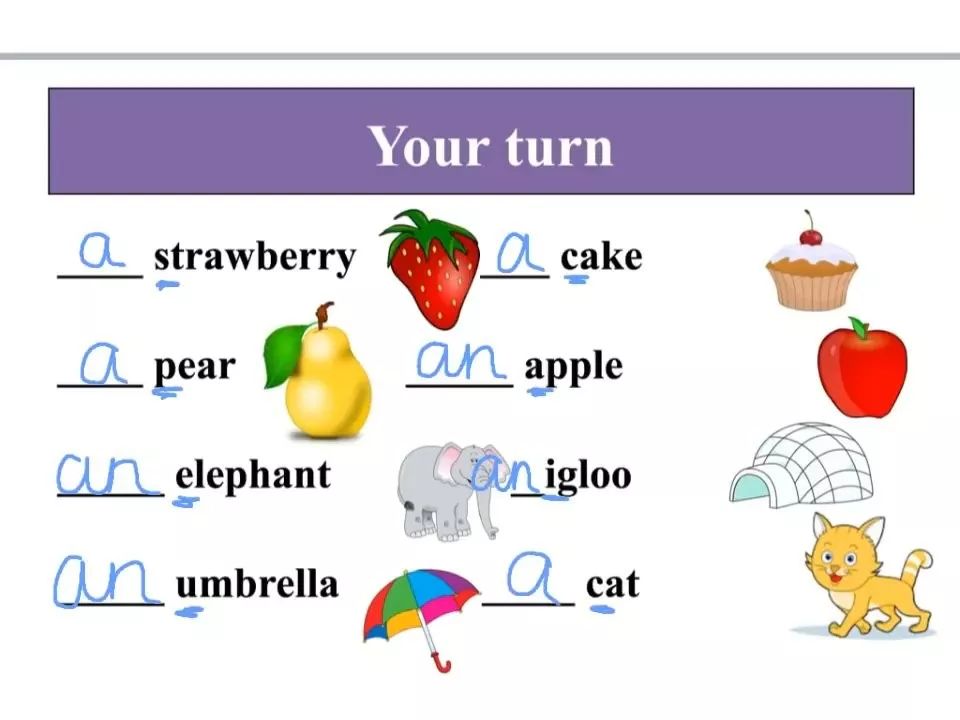 资深英语外教图解不定冠词的用法a还是an