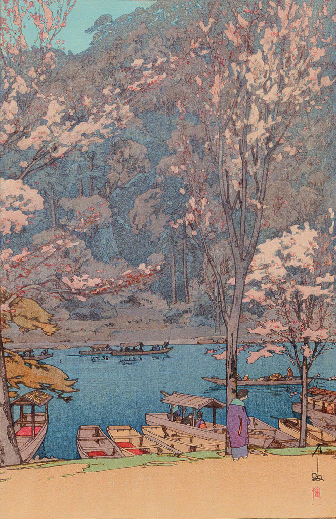 版画艺术 hiroshi yoshida 吉田博