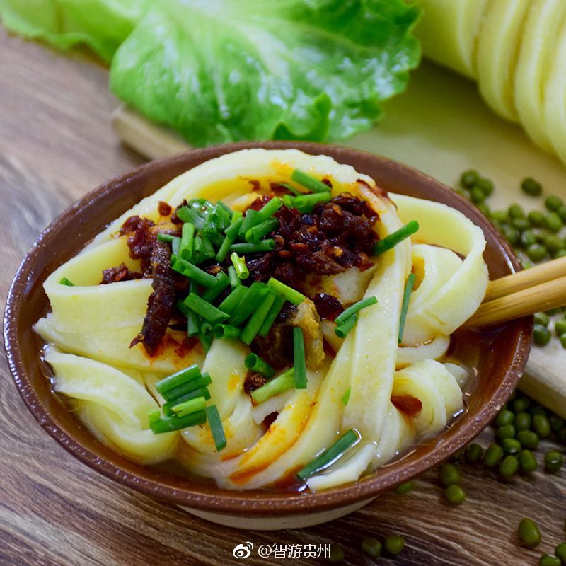 贵州特色小吃——思南绿豆粉