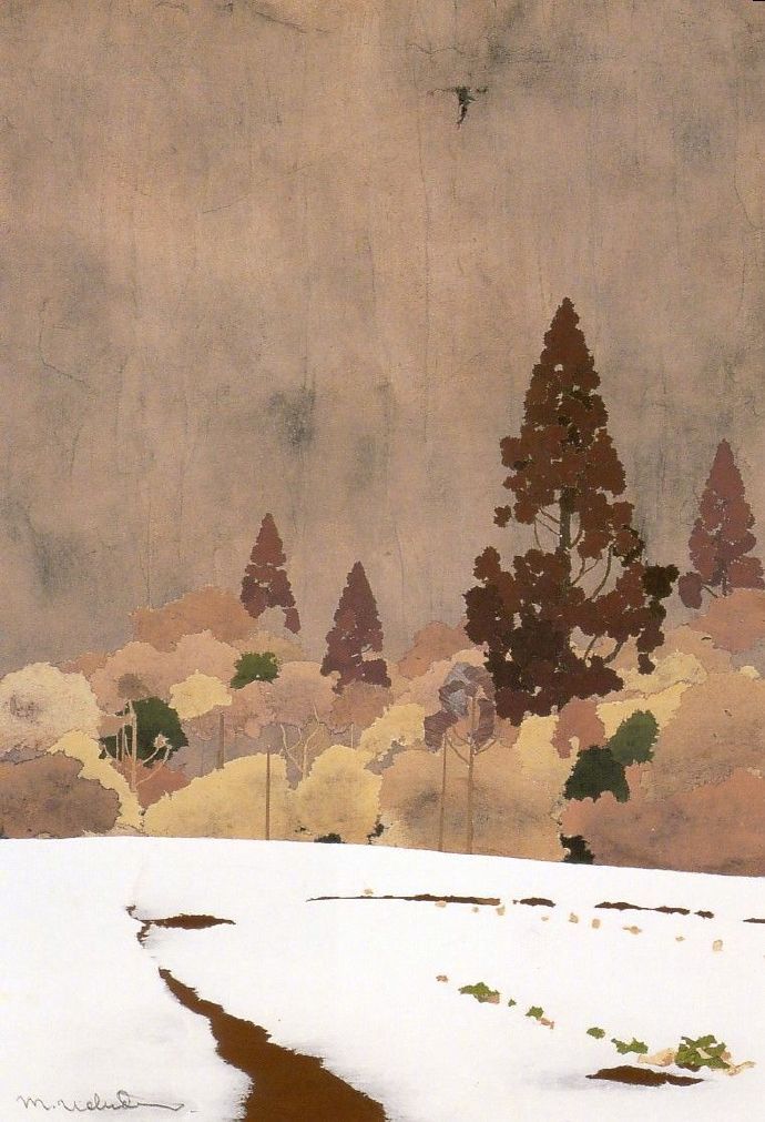 风光绘画 日本画家 内田正泰(masayasu uchida) 作品