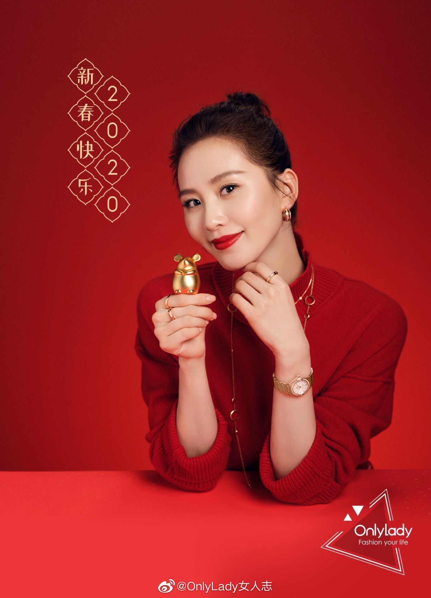 欧米茄名人大使 @刘诗诗 为OMEGA 拍摄的新