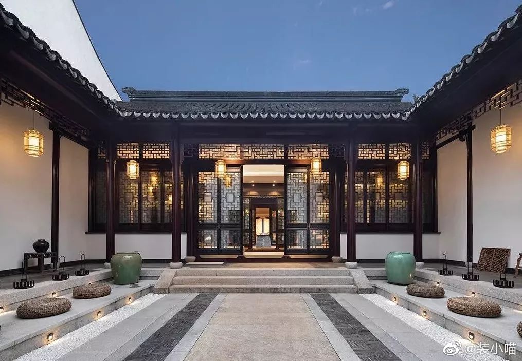 中式江南庭院客栈,魂牵梦萦的江南古镇 ～design | 刘艺设计