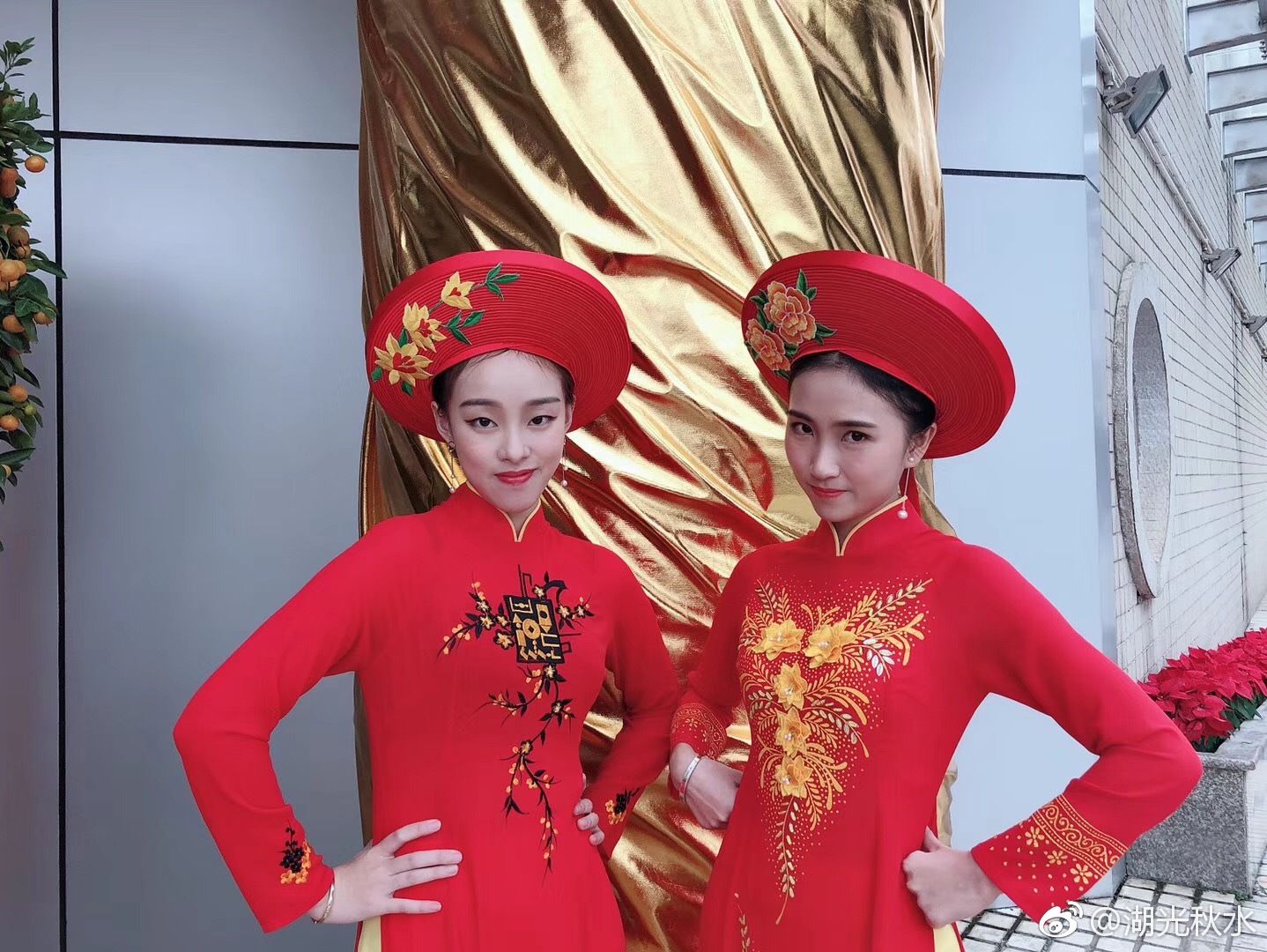 广西东兴京族妹子过新年，亮美装！|亮美|京族|广西东兴|妹子_新浪新闻