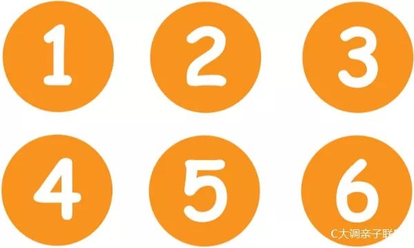 准备:打印出素材,把数字素材分圆圈剪下.