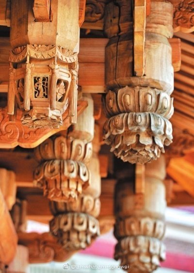 中式古建|垂花柱子