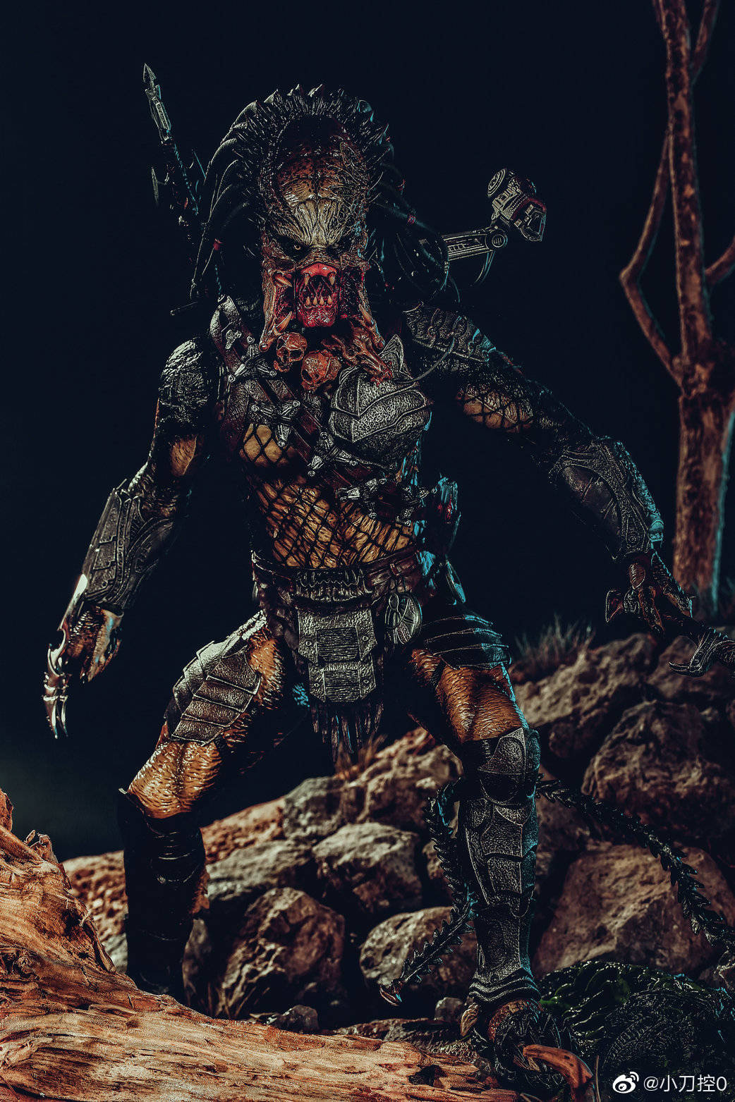 hottoys 1/6 mms443 avp - 铁血战士 独狼/wolf predator