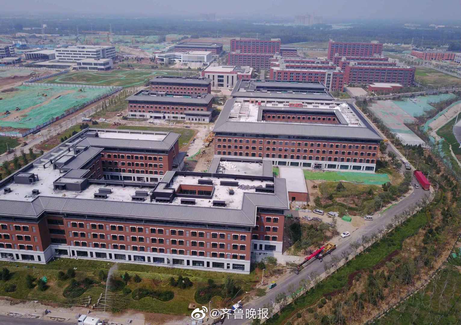 航拍| 即将启用的山东第一医科大学济南校区长这样