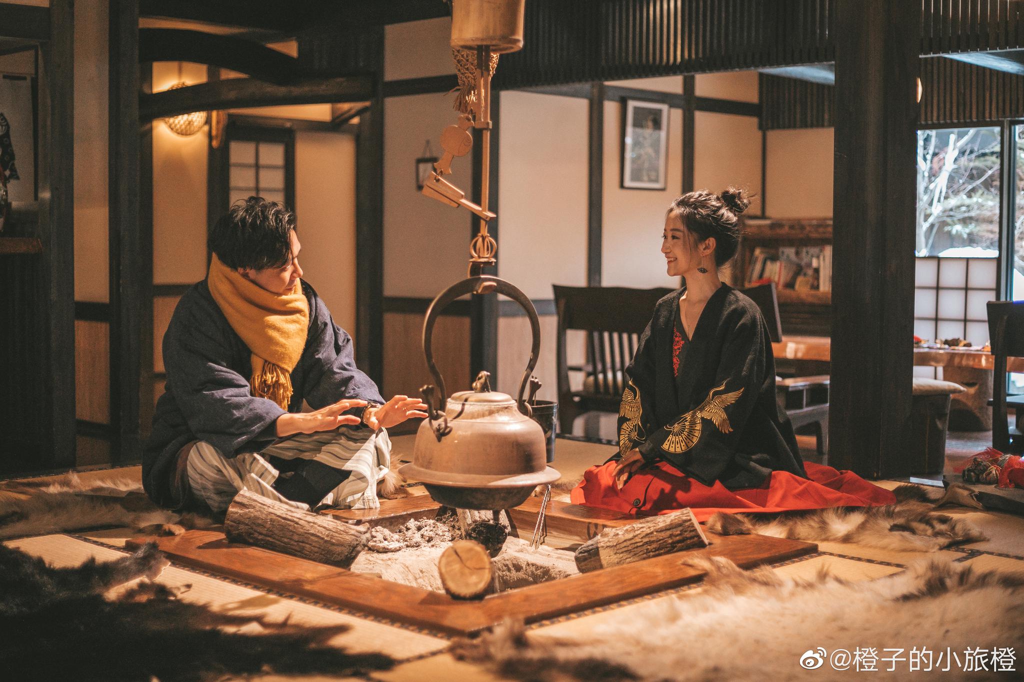 日本| 深山私汤围炉烤火