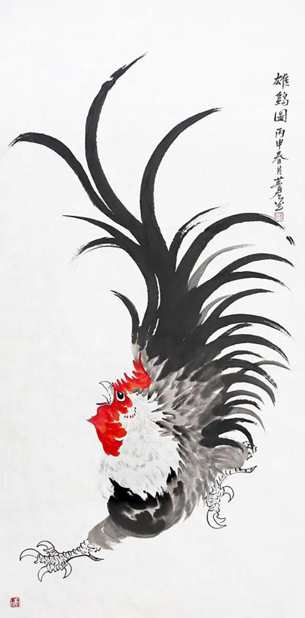 中国画鸡第一人白燕君