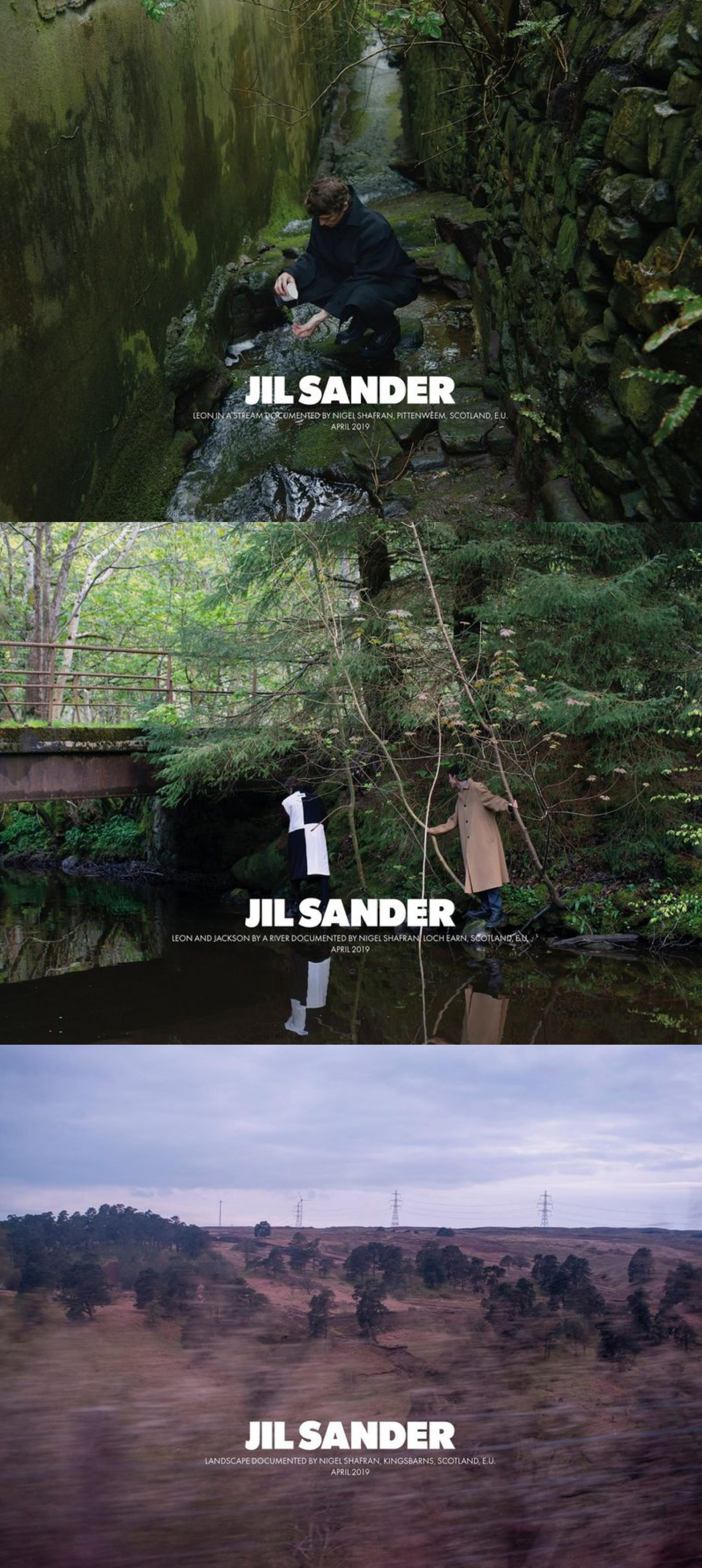 jilsanderfw2019campaign每季广告都非常有质感的jilsander新