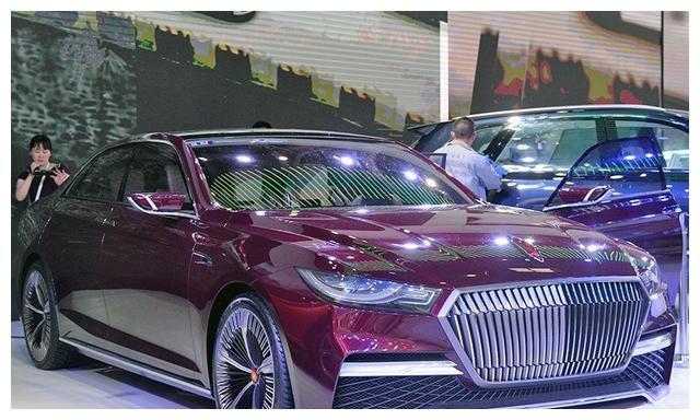 一汽红旗全新奢华轿车亮相内饰太科幻了像未来世界产物