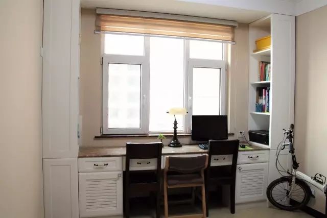 飘窗改书桌,简直就是完美!