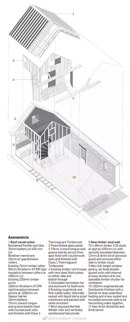 建筑分层轴测图