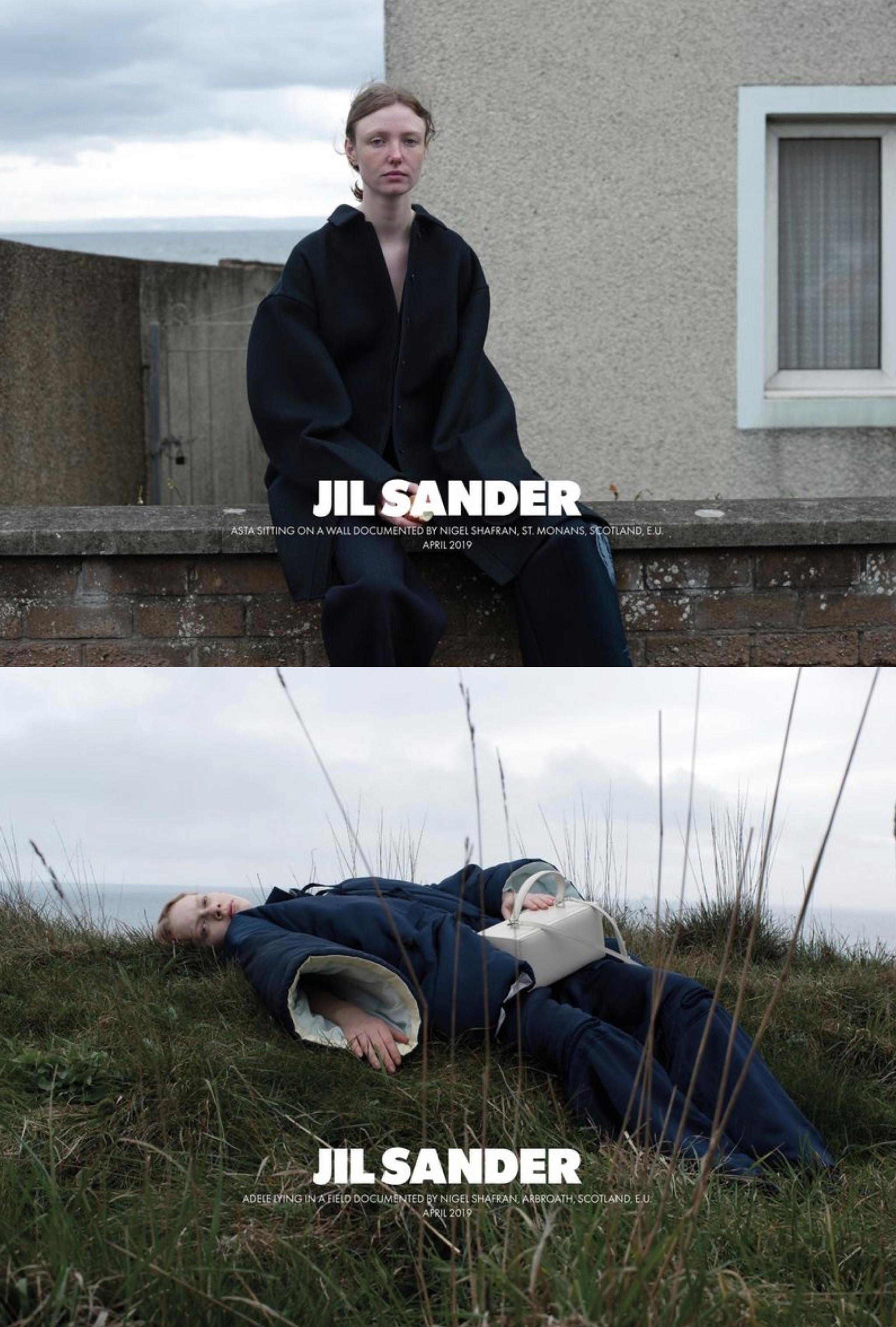 jilsanderfw2019campaign每季广告都非常有质感的jilsander新