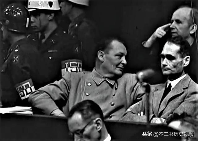 纽伦堡审判中的老照片纳粹战犯们最后的负隅顽抗