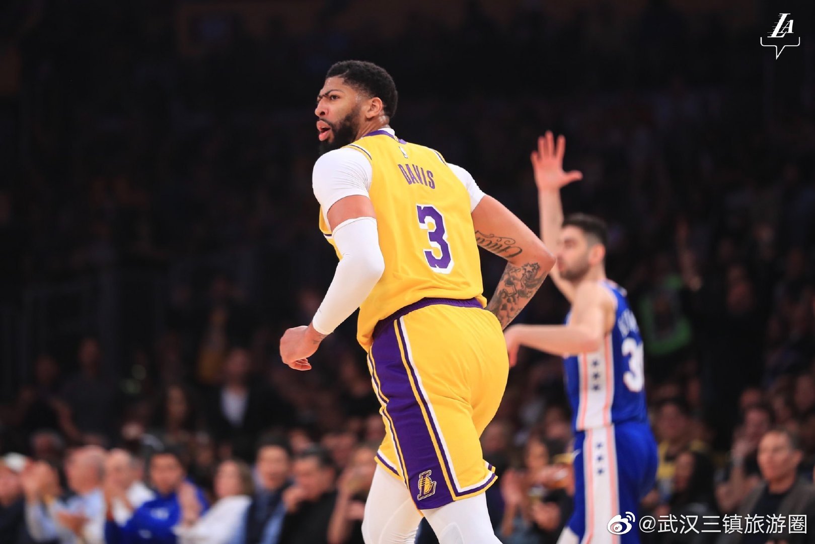 湖人120-109战胜76人!浓眉37分带领 数据方面