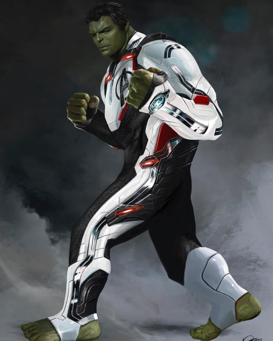 复仇者联盟4终局之战复仇们身穿量子战服的概念图