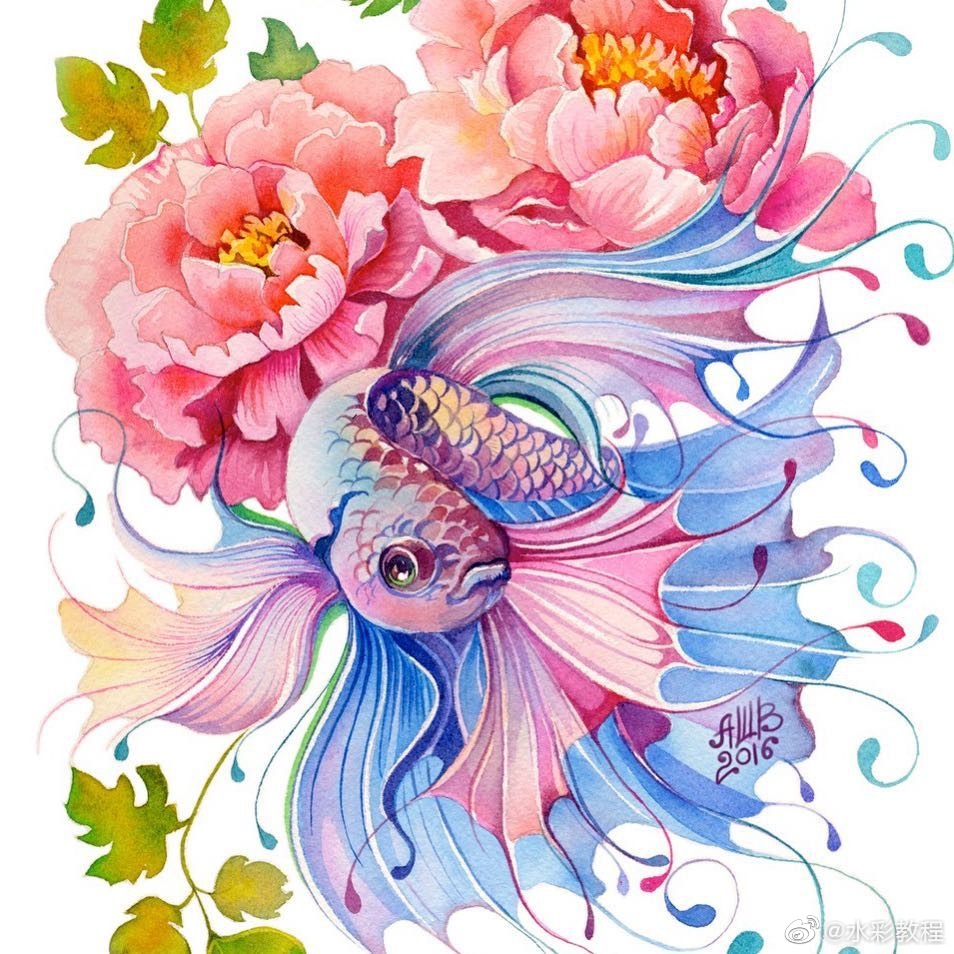 色彩鲜艳的绘画作品分享byinsannambucciarelli