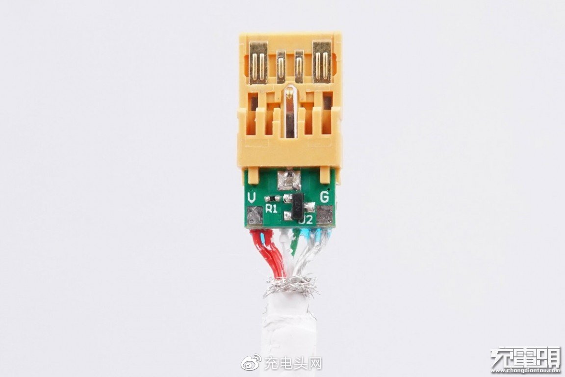 拆解报告oppo65w超级闪充充电器原装数据线