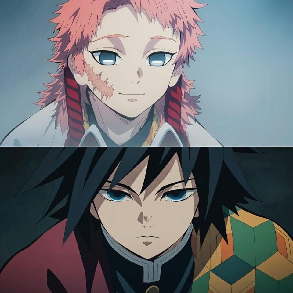 两大天才的羁绊 干巴得,义勇,炭治郎