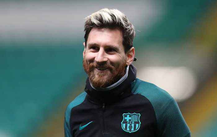 梅西剃掉了自己的大胡子,头发也剪得更清爽了