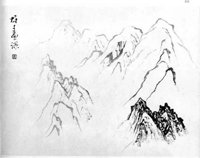 水墨山石中的勾,皴,点,染!|墨山|中水|国画_新浪新闻