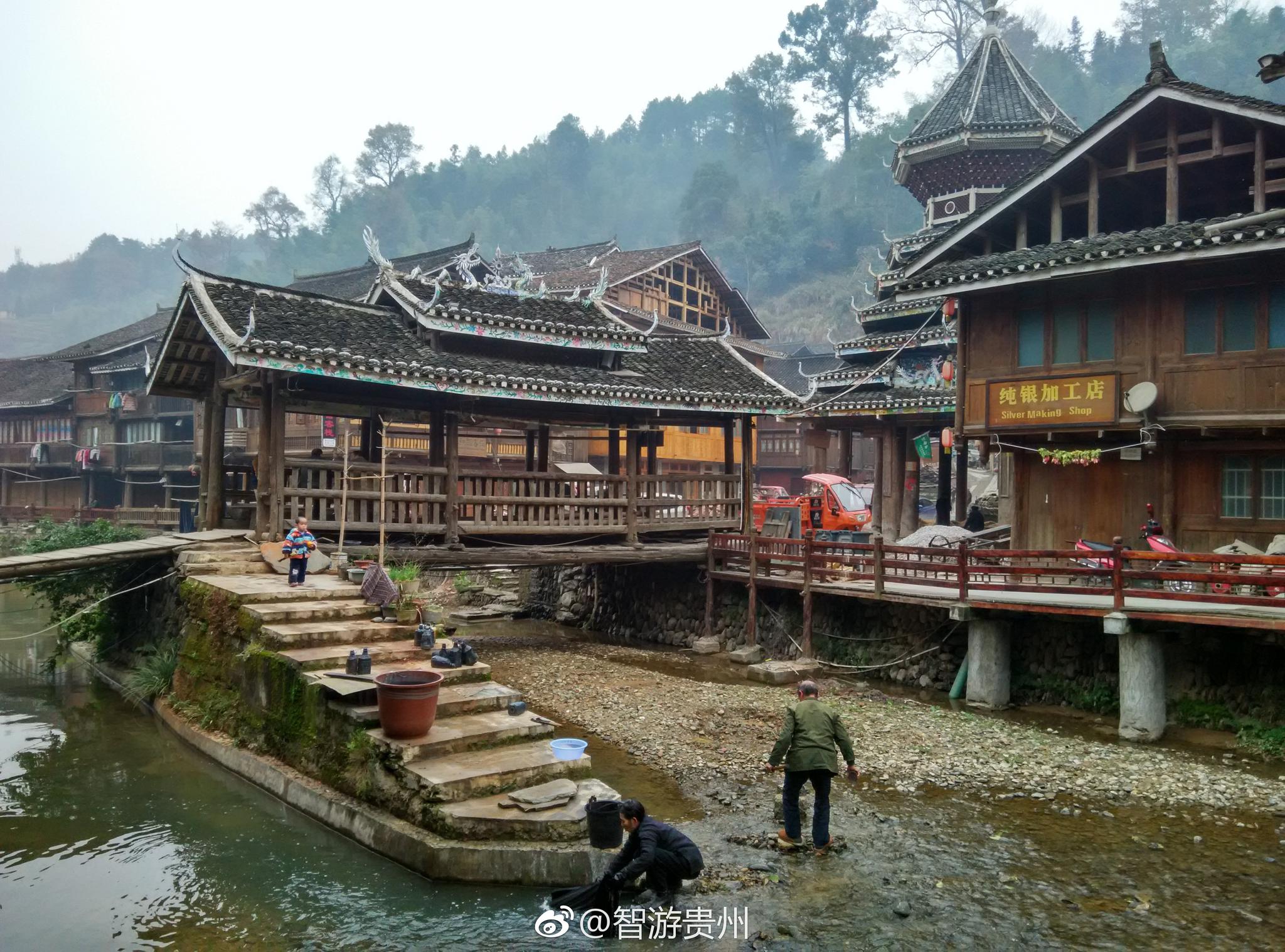 贵州鼓楼,肇兴侗寨|贵州|侗寨|鼓楼|风雨桥|标志性建筑_新浪新闻