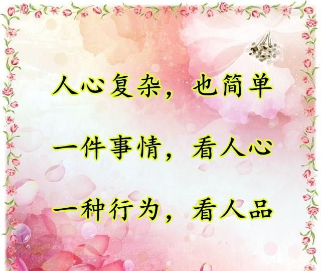 别去试人心,会心寒