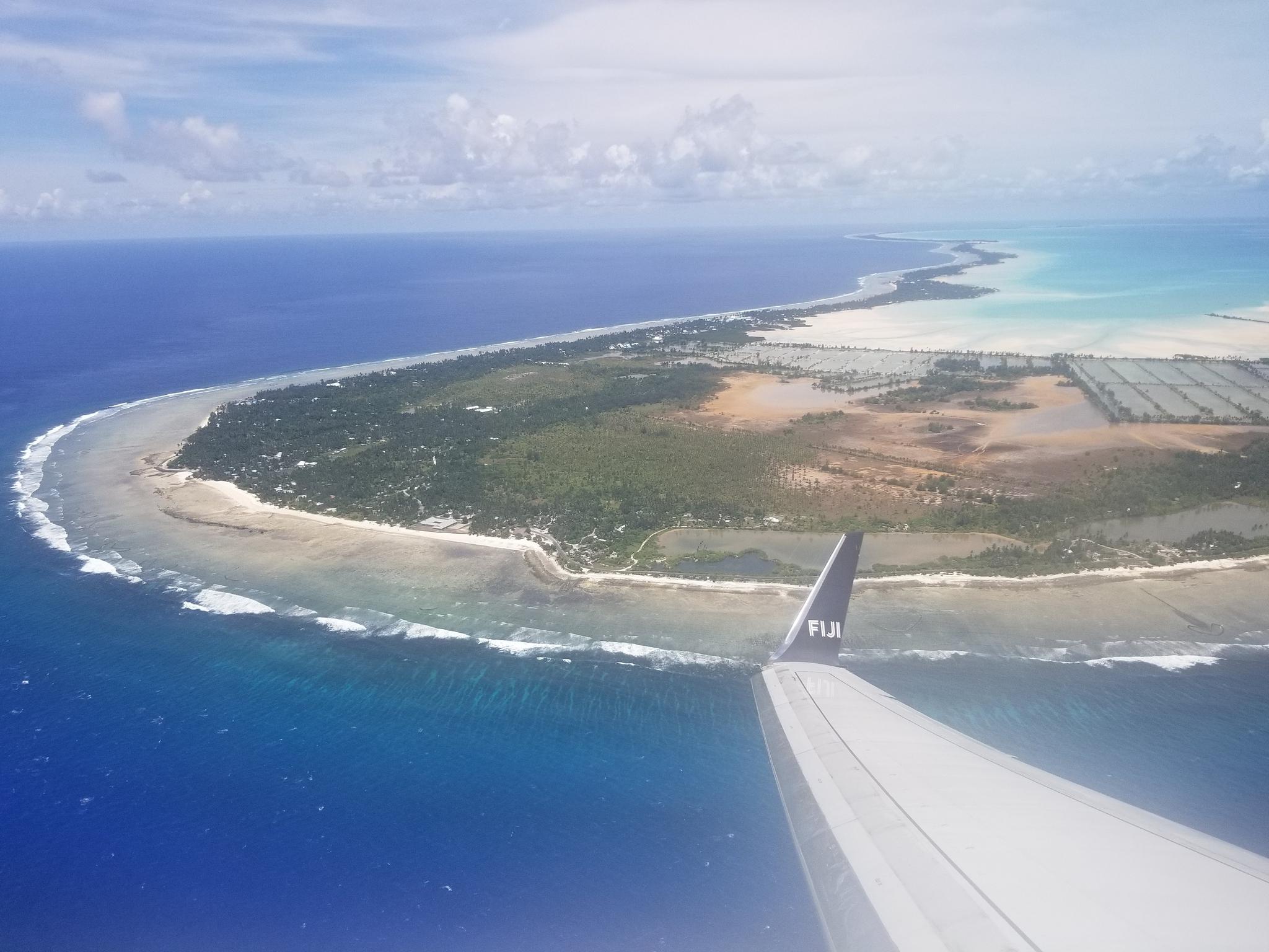辽阔的环礁展现在眼前我震撼了