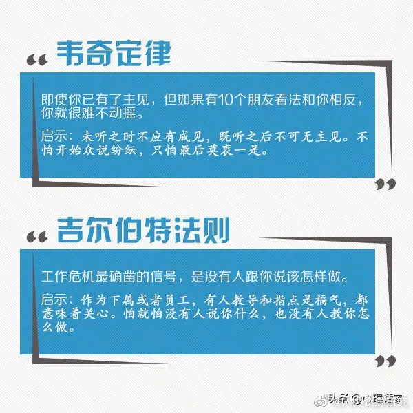 20条经典定律,在职场不论做什么都要了解,终身受用