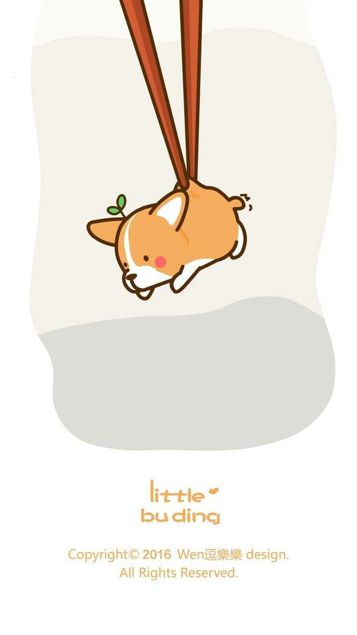 可爱的小柯基它叫小布丁大屁股小短腿呆呆的小萌神