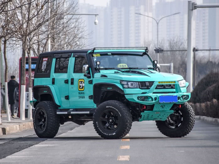 改装bj40外观内饰大变样满满的越野车既视感霸气十足