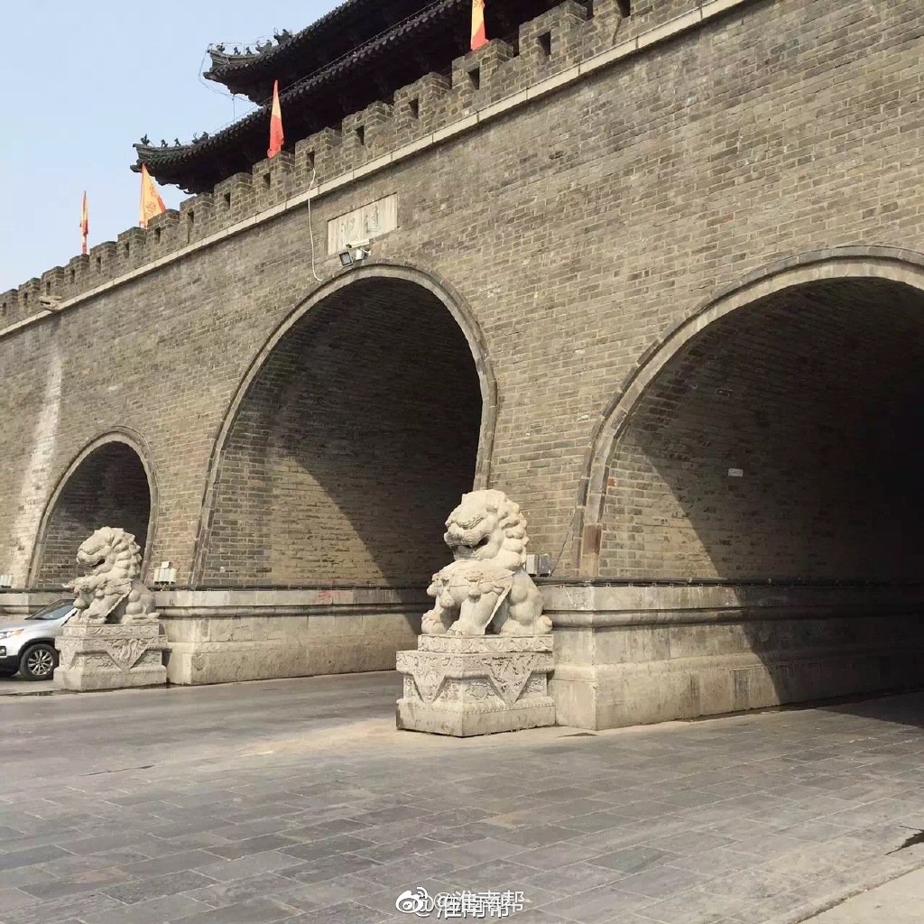 寿县古城墙位于安徽省淮南市,淮河南岸,依八公山|寿县古城墙|八公山|城墙_新浪新闻