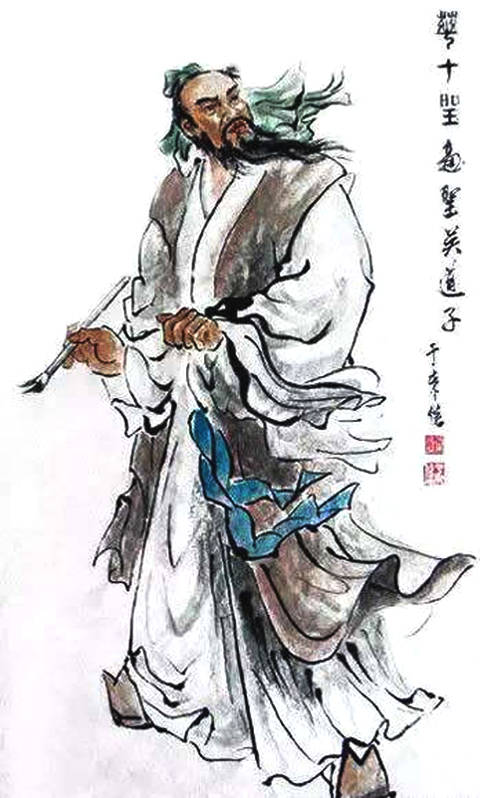 第一名,吴道子(约公元680-759年):他有画圣之称,能够获得这样的称号也