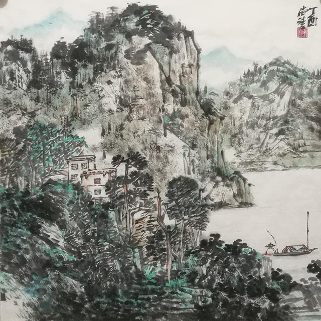 林泉高致——党宽阳山水画欣赏