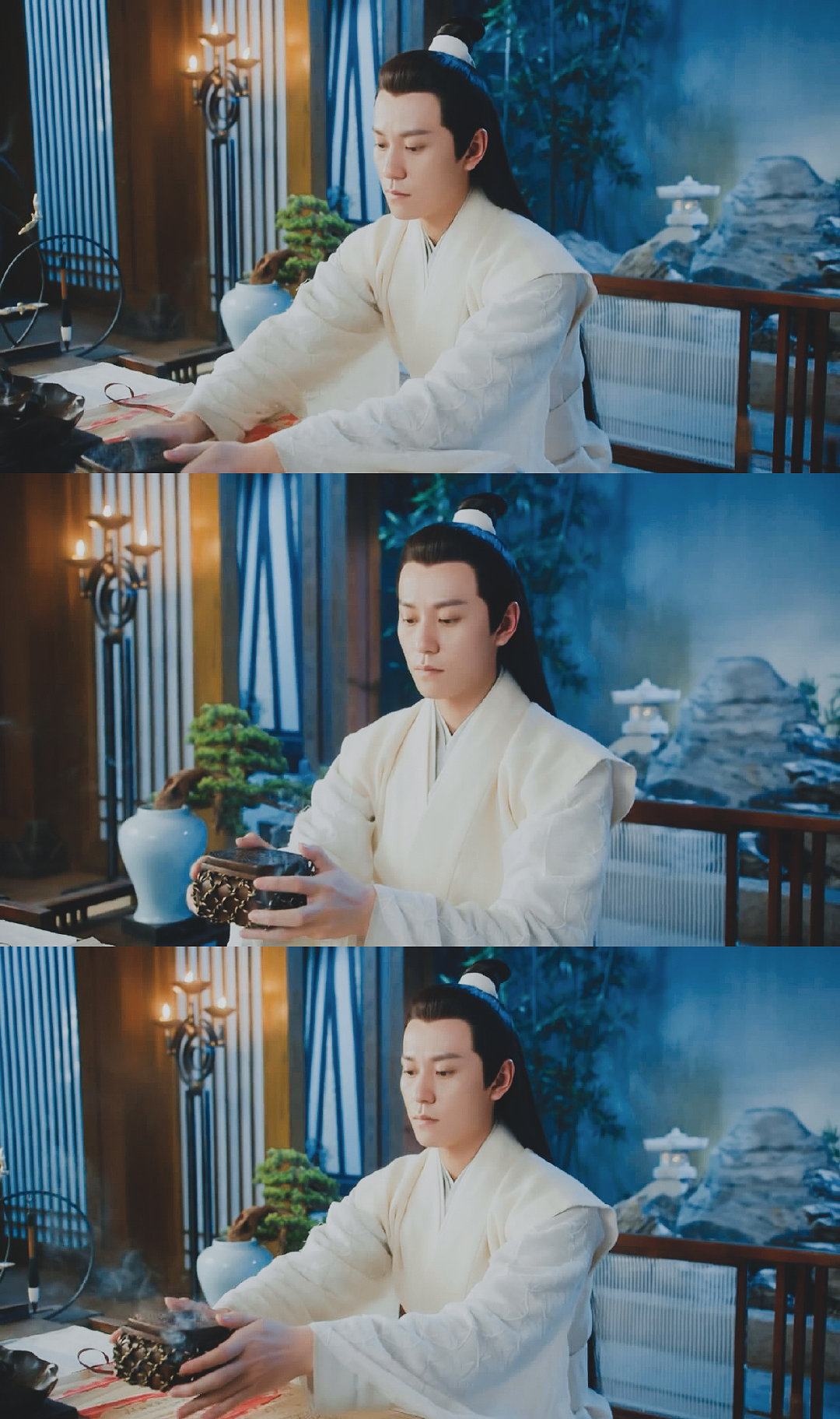 秦俊杰的楼主萧忆情昨晚上线了一身白衣清冷病弱,城府极深不露声色