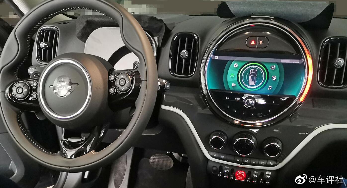 2021款mini countryman内饰高清照来了,时尚兼具科技感_高清图集_新浪