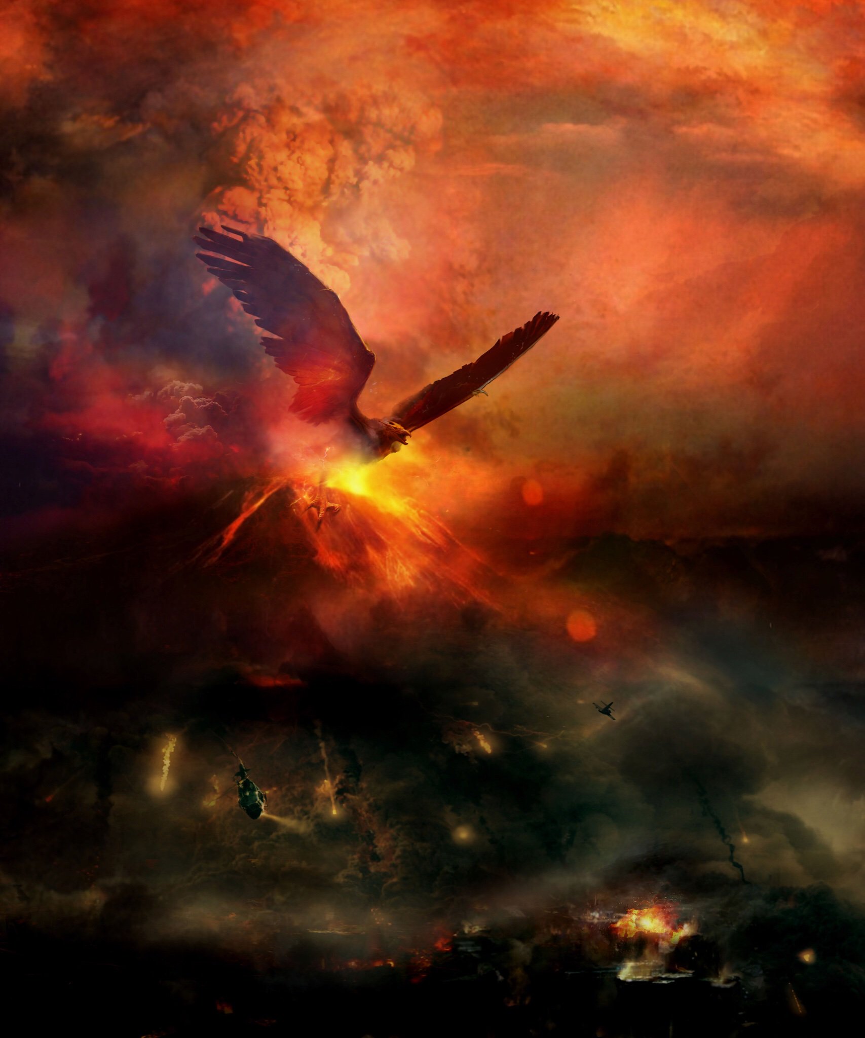 一组《哥斯拉2:怪兽之王》概念图!