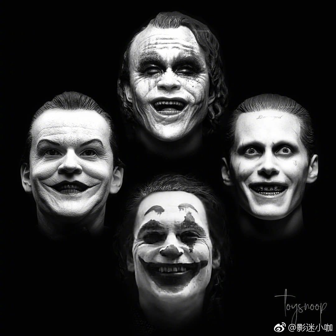 四个版本的小丑你最喜欢哪个