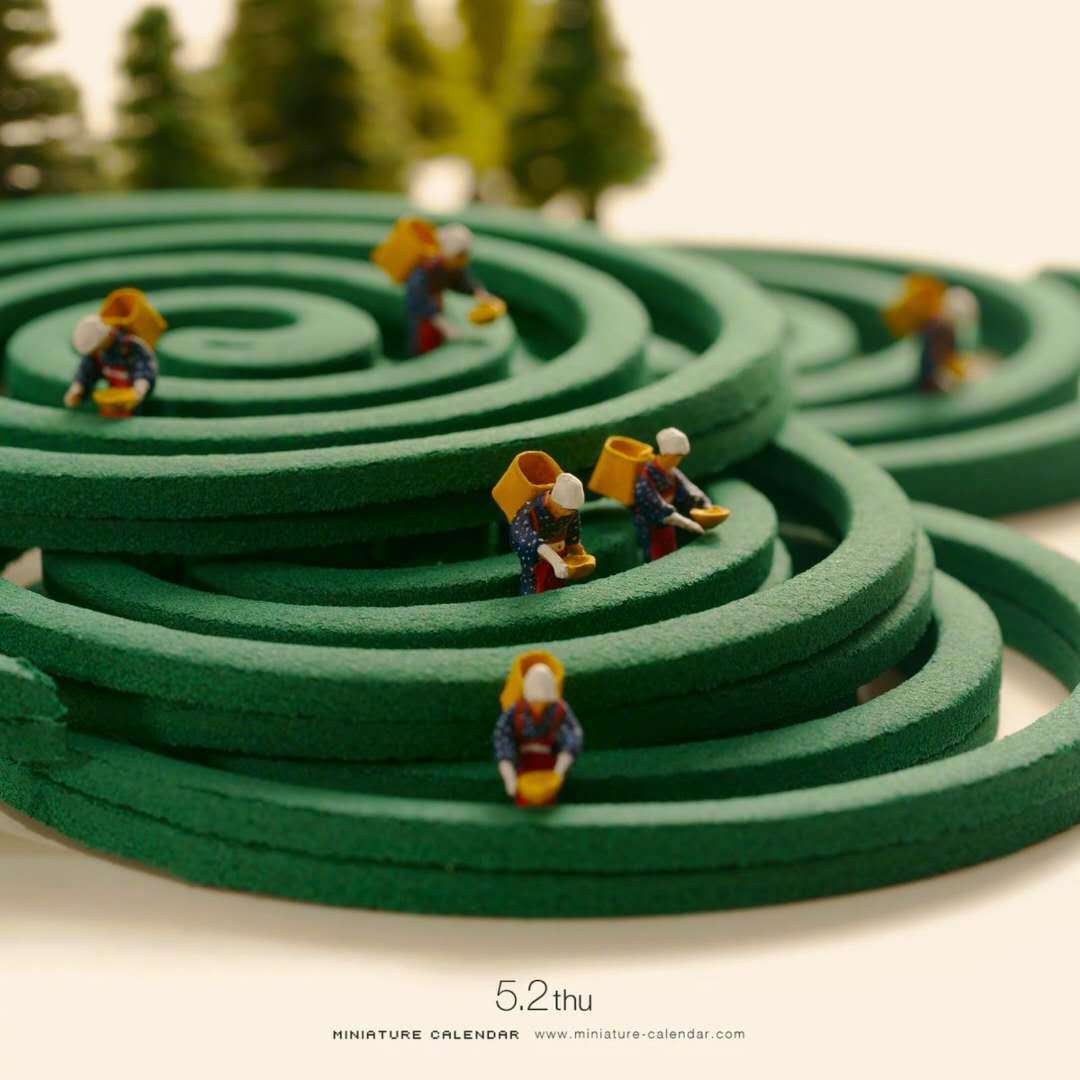 艺术家@田中达也 最近的一些作品.想象力也太丰富了吧.