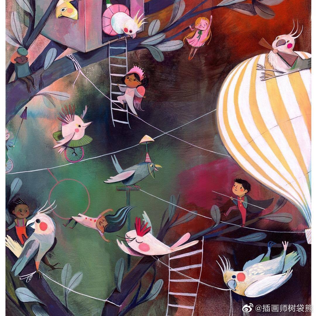 国外插画师 devon holzwarth 童书绘本插画设计作品