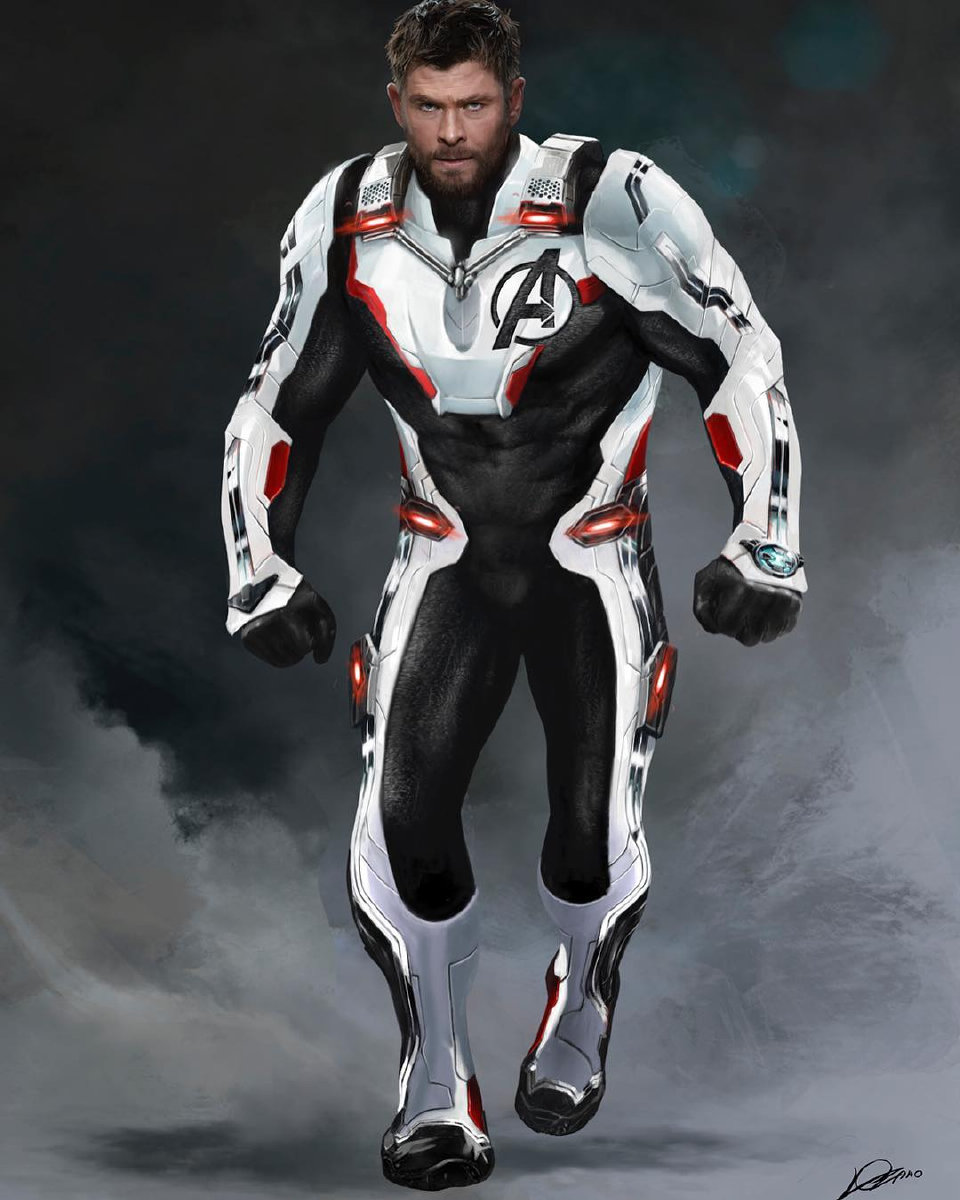 复仇者联盟4终局之战复仇们身穿量子战服的概念图