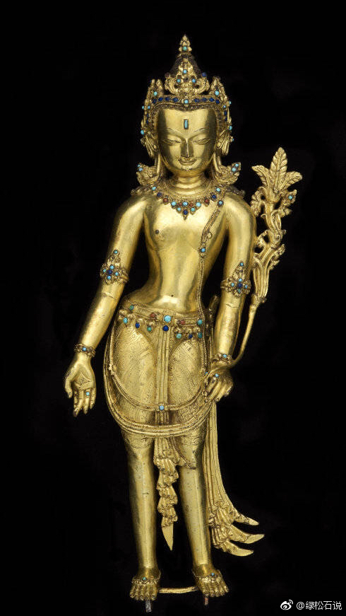 14世纪尼泊的香象菩萨立像美国弗利尔和赛克勒美术馆藏香象菩萨