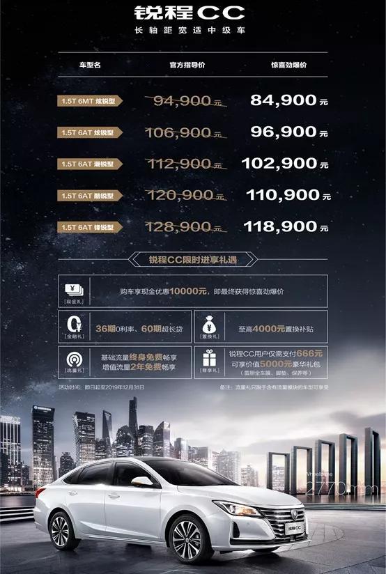 直接放杀招！8.49万元的中级轿车你敢想吗？