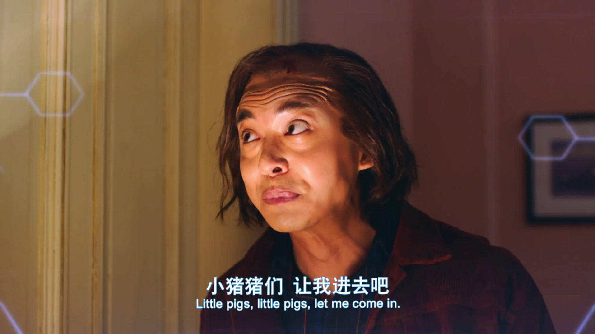 人类平均脸张伟cos闪灵了,明明是恐怖片,我却一点都不害怕