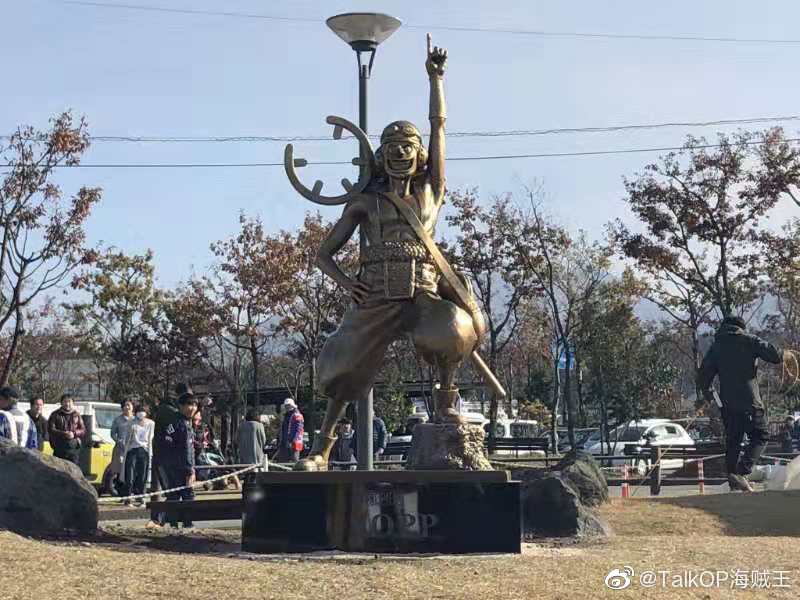 今天是熊本乌索普铜像揭幕日 铜像正式照片来啦