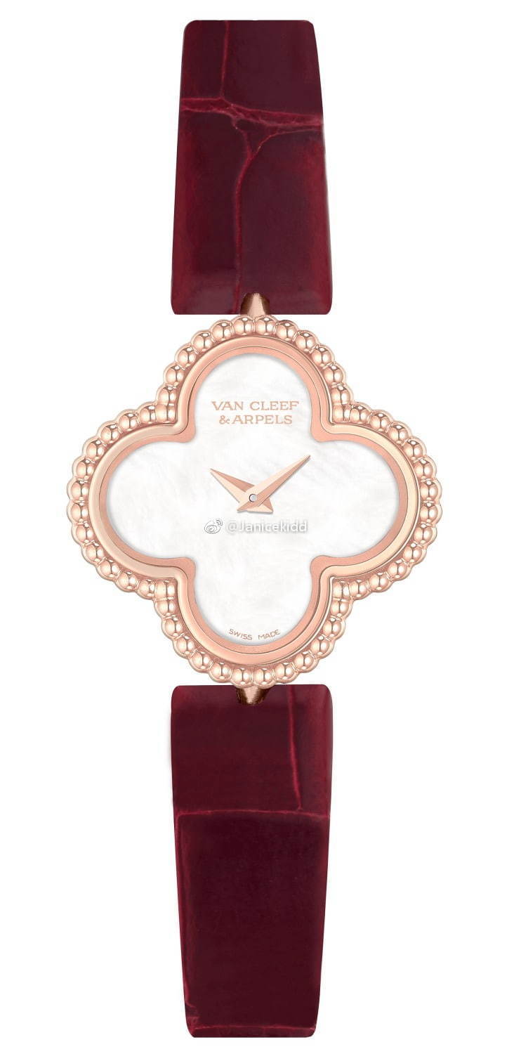 梵克雅宝vancleefarpels新作sweetalhambra系列腕表标志