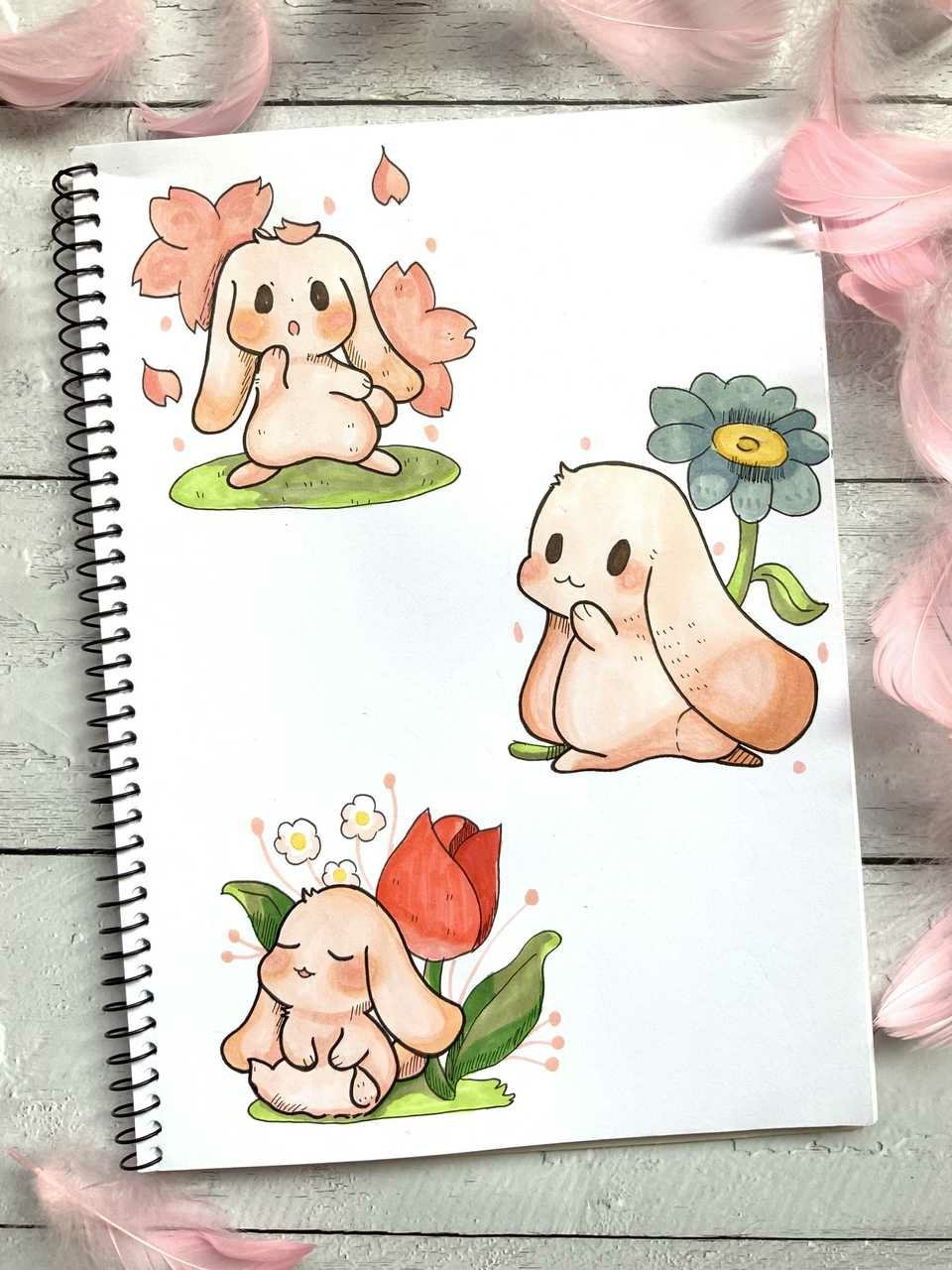 马克笔简笔画分享作者橙小鹿c