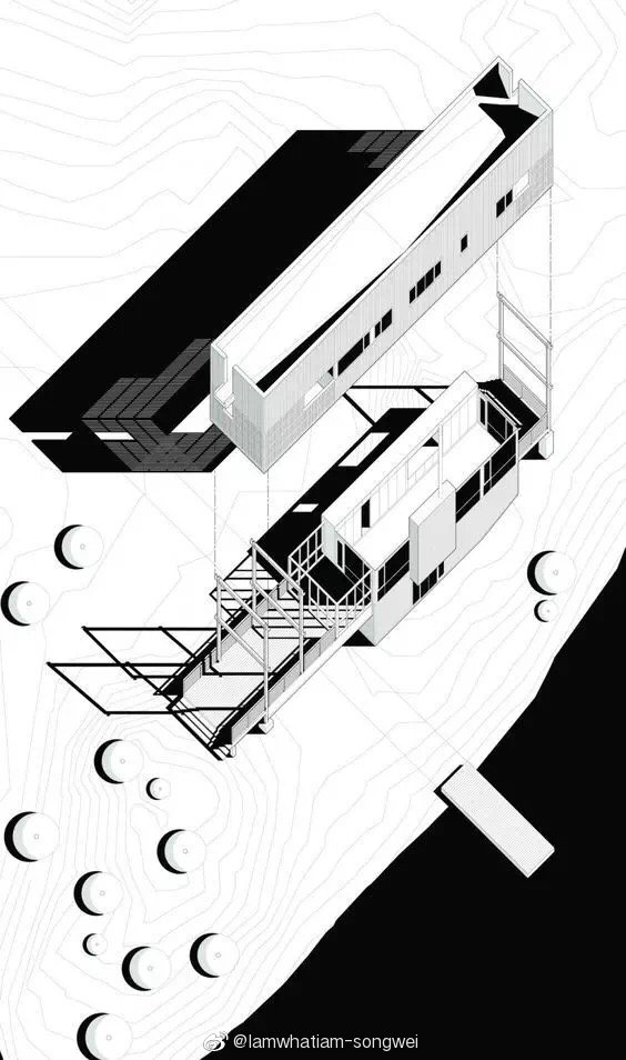 建筑分层轴测图