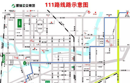 绍兴111路公交车路线图,111公交车路线路线图 据介绍,111路公交车目前运营线路为:漯舞路口—建材市场—柳江路